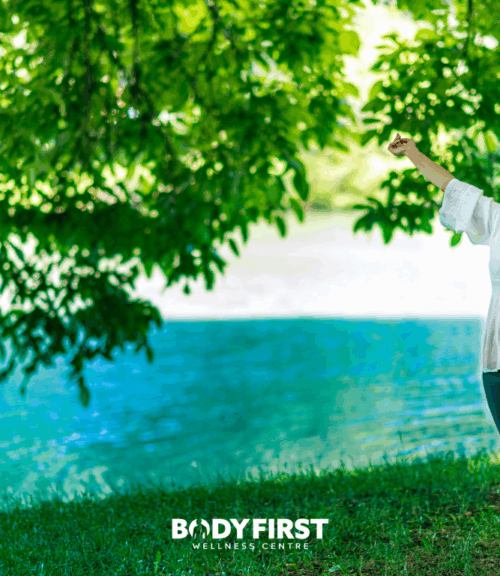 guided walking | Body First Wellness Center woman in nature